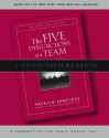 Five Dysfunctions of a Team Video Presentation (VHS Tape) - Patrick Lencioni