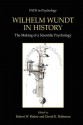 Wilhelm Wundt in History: The Making of a Scientific Psychology - Robert W. Rieber, David K Robinson