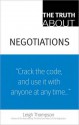 Truth about Negotiations - Leigh Thompson