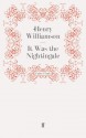 It Was the Nightingale (A Chronicle of Ancient Sunlight, #10) - Henry Williamson