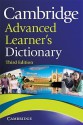 Cambridge Advanced Learner's Dictionary - Cambridge University Press