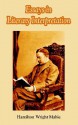 Essays in literary interpretation - Hamilton Wright Mabie