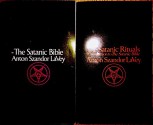 THE SATANIC BIBLE and THE SATANIC RITUALS both books + FREE GIFT satanism - Anton Szandor LaVey