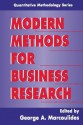 Modern Methods For Business Research - George A. Marcoulides