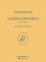 Violin Concerto ("Anne-Sophie"): For Violin and Piano Reduction - André Previn