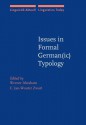 Issues in Formal German(ic) Typology - Werner Abraham