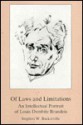 Of Laws and Limitations: An Intellectual Portrait of Louis Dembitz Brandeis - Stephen W. Baskerville