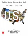 US: A NARRATIVE HISTORY VOLUME 2 w/ CONNECT PLUS 1T AC - James West Davidson, Brian DeLay, Christine Leigh Heyrman, Mark Lytle, Michael Stoff