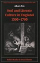 Oral and Literate Culture in England, 1500-1700 - Adam Fox