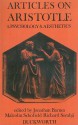 Articles on Aristotle: Psychology and Aesthetics - Jonathan Barnes, Richard Sorabji, Malcolm Schofield