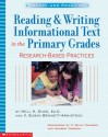 Reading & Writing Informational Text In The Primary Grades - Nell K. Duke, V. Susan Bennett-Armistead, P. David Pearson, Sharon Taberski, Susan V. Bennett-Armistead