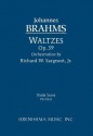 Waltzes, Op. 39 - Study Score - Johannes Brahms, Richard W. Sargeant