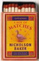 A Box of Matches - Nicholson Baker