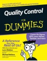 Quality Control for Dummies - Larry Webber, Michael Wallace