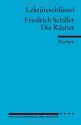 Die Räuber. Lektüreschlüssel - Reiner Poppe, Friedrich von Schiller