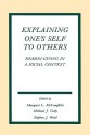 Explaining One's Self to Others: Reason-Giving in a Social Context - McLaughlin