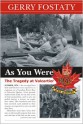 As You Were: The Tragedy at Valcartier - Gerry Fostaty