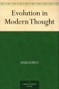 Evolution in Modern Thought - Null