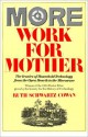 More Work for Mother: The Ironies of Household Technology from the Open Hearth to the Microwave - Ruth Schwartz Cowan