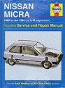 Nissan Micra Owner's Workshop Manual - Colin Brown