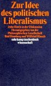 Zur Idee Des Politischen Liberalismus: John Rawls in Der Diskussion - John Rawls