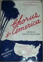 Chorus for America : Six Philippine Poets - Carlos Bulosan, Jose Garcia Villa, R. Zulueta Da Costa, R.T. Feria, C.B. Rigor, Cecilio Baroga, Dion O'Donnol