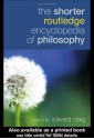 Shorter Routledge Encyclopedia of Philosophy - Edward Craig