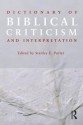 Dictionary of Biblical Criticism and Interpretation - Stanley E. Porter