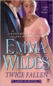 Twice Fallen (Ladies in Waiting #2) - Emma Wildes