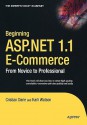 Beginning ASP.Net 1.1 E-Commerce: From Novice to Professional - Cristian Darie, Karli Watson