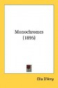 Monochromes (1895) - Ella D'Arcy