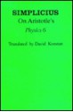 Simplicius on Aristotle's Physics 6 - Simplicius, David Konstan