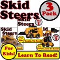 Skid Steers Loaders 3 Pack: Super Skid Steer Loaders Digging Dirt On The Jobsite! (Over 120 Photos of Skid Steer Loaders Working) - Kevin Kalmer