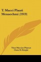 T. Macci Plauti Menaechmi (1919) - Plautus, Clara M. Knight