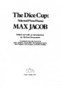 The Dice Cup: Selected Prose Poems - Max Jacob