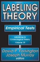 Labeling Theory: Empirical Tests (Advances in Criminological Theory) - David P. Farrington, Joseph Murray