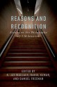 Reasons and Recognition: Essays on the Philosophy of T.M. Scanlon - R. Jay Wallace, Rahul Kumar, Samuel Freeman