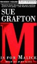 M is for Malice (Kinsey Millhone Mystery) - Sue Grafton