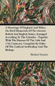 A Menology of England and Wales; Or, Brief Memorials of the Ancient British and English Saints, Arranged According to the Calendar - Together with t - Richard Stanton