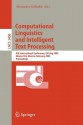 Computational Linguistics and Intelligent Text Processing: 6th International Conference, Cicling 2005, Mexico City, Mexico, February 13-19, 2005, Proceedings - Alexander Gelbukh