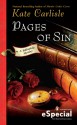 Pages of Sin--An eSpecial from New American Library (A Bibliophile Mystery) - Kate Carlisle