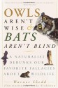 Owls Aren't Wise & Bats Aren't Blind: A Naturalist Debunks Our Favorite Fallacies About Wildlife - Warner Shedd, Trudy Nicholson