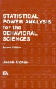 Statistical Power Analysis for the Behavioral Sciences - Jacob Cohen