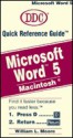 Microsoft Word 5 Mac - William L. Moore