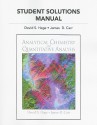 Student Solutions Manual For Analytical Chemistry and Quantitative Analysis - David S. Hage, James R. Carr