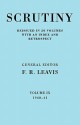 Scrutiny: A Quarterly Review Vol. 9 1940-41 - F.R. Leavis