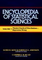 Plackett Family of Distribution to Regression, Wrong, Volume 7 , Encyclopedia of Statistical Sciences - Samuel Kotz