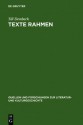 Texte Rahmen: Grenzregionen Literarischer Werke Im 18. Jahrhundert (Gottsched, Wieland, Moritz, Jean Paul) - Till Dembeck, TILL