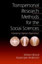 Transpersonal Research Methods for the Social Sciences: Honoring Human Experience - Rosemarie Anderson