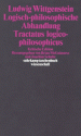 Logisch-philosophische Abhandlung = Tractatus logico-philosophicus: Kritische Edition - Ludwig Wittgenstein, Brian McGuinness, Joachim Schulte